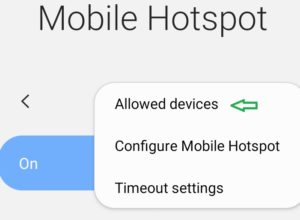 Android Hotspot mac filter