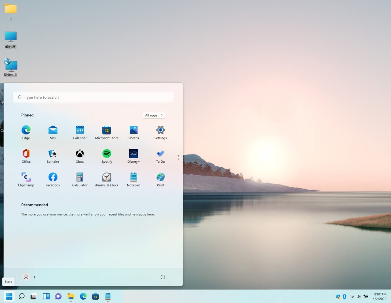 Windows 11 taskbar left